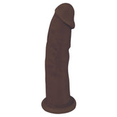FLESHSTIXXX 9" Silicone Dildo Without Balls Chocolate