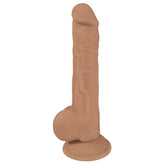 FLESHSTIXXX 9" Silicone Dildo with ball Latte