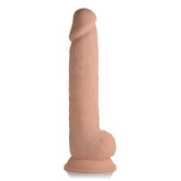 FLESHSTIXXX 10" SILICONE DILDO W/BALLS