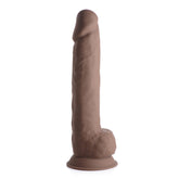 FLESHSTIXXX 10" SILICONE DILDO W/BALLS