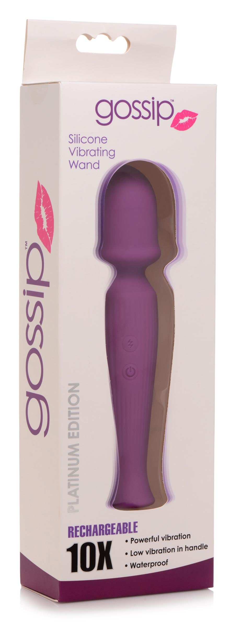 10x Vibrating Silicone Violet Wand By Gossip | Curve Toys 10x Vibrating Silicone Violet Wand By Gossip | Curve Toys