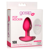Gossip Pop Rocker 10 Function Rechargeable Butt Plug Magenta