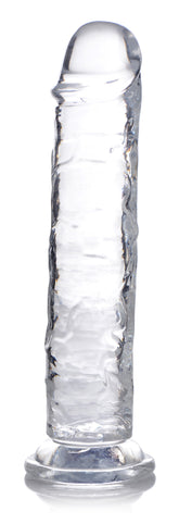Jock C-Thru SLIM 7" Clear TPE Dildo