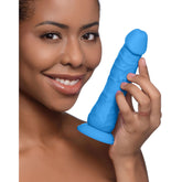 Lollicock 7" Silicone Dildo Without Balls - Berry