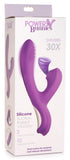 Power Bunnies Shivers 30x Suction Vibe - Purple