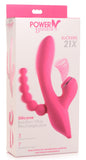 Power Bunnies Suckers 21x Suction Rabbit Vibrator - Pink