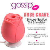 Gossip Cum Into Bloom Clitoral Vibrator - Rose Crave