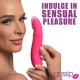 Gossip Blasters 7X Thrusting Silicone Vibrator