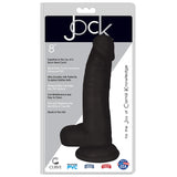 JOCK 8" Dildo with Balls - Midnight