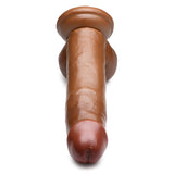 JOCK 8" Dildo with Balls - Chocolate