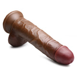JOCK 9" Dildo with Balls - Chocolate