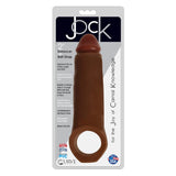 Jock 2" Enhancer With Ball Strap - Chocolate