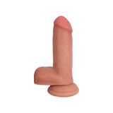 6" Bareskin Dildo with Balls Vanilla