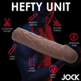 JOCK Extra Long 1.5" Penis Extension Sleeve  - Dark Color