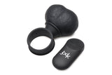 Jock Cock Ring 28X Vibrating Silicone Balls X Large - Black