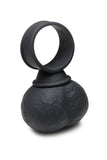 Jock Cock Ring 28X Vibrating Silicone Balls X Large - Black