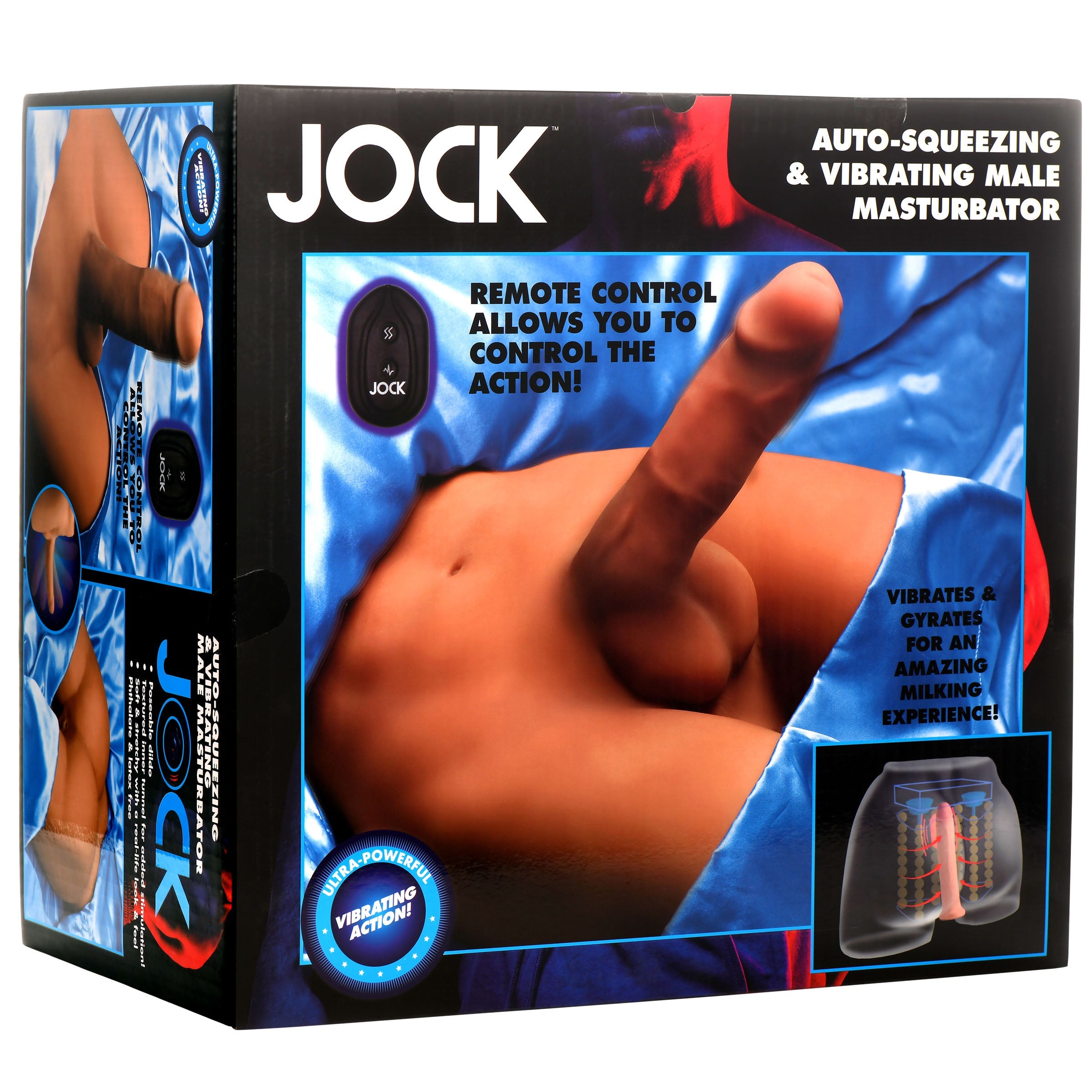 Vibrating and Squeezing Male Masturbator With Poseable Dildo Curve Toys Vibrating and Squeezing Male Masturbator With Poseable Dildo Curve Toys