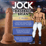 Jock Baseball Player 7" Dildo