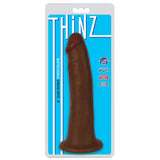 8" Slim Dildo - Chocolate