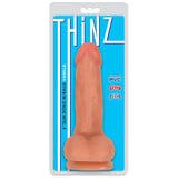 6" Slim Dildo with Balls - Vanilla