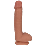 7" Slim Dildo with Balls - Vanilla