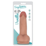 Easy Riders 6" Slim Bioskin Dildo With Balls Vanill