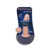 FLESHSTIXXX 6" SILICONE DILDO  NO BALLS