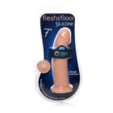 FLESHSTIXXX 7" SILICONE DILDO  NO BALLS