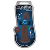 FLESHSTIXXX 7" Silicone Dildo no ball Chocolate