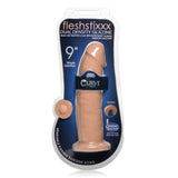 FLESHSTIXXX 9" Silicone Dildo Without Balls Latte