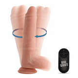 BIG SHOT 8" ROTATING RECHARGEABLE LIQUID SILICONE DONG WITH BALLS