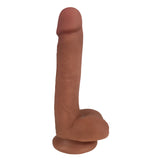Easy Riders 7" Slim Bioskin Dildo With Balls Carame