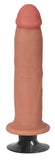 8" Bareskin Vibrating Dildo No Balls Vanilla