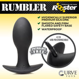 Rooster Rumbler Vibrating Silicone Anal Plug - Medium