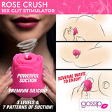 Gossip Cum Into Bloom Clitoral Vibrator - Rose Crush