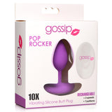 Gossip Pop Rocker 10 Function Rechargeable Butt Plug Violet
