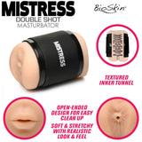 Mistress Double Shot Mini Masturbator Ass & Mouth - Light