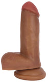 JOCK 7" Dildo with Balls - Latte