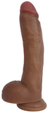 JOCK 10" Dildo with Balls - Latte