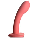 Simply Sweet 7" G-Spot Silicone Dildo - Pink