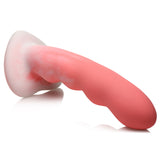 Simply Sweet 8" Wavy Silicone Dildo - Pink