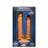 Fleshstixxx 6 and 7 Inch Silicone Vibrating Double Dildo