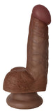6" Home Grown Cock - Chocolate